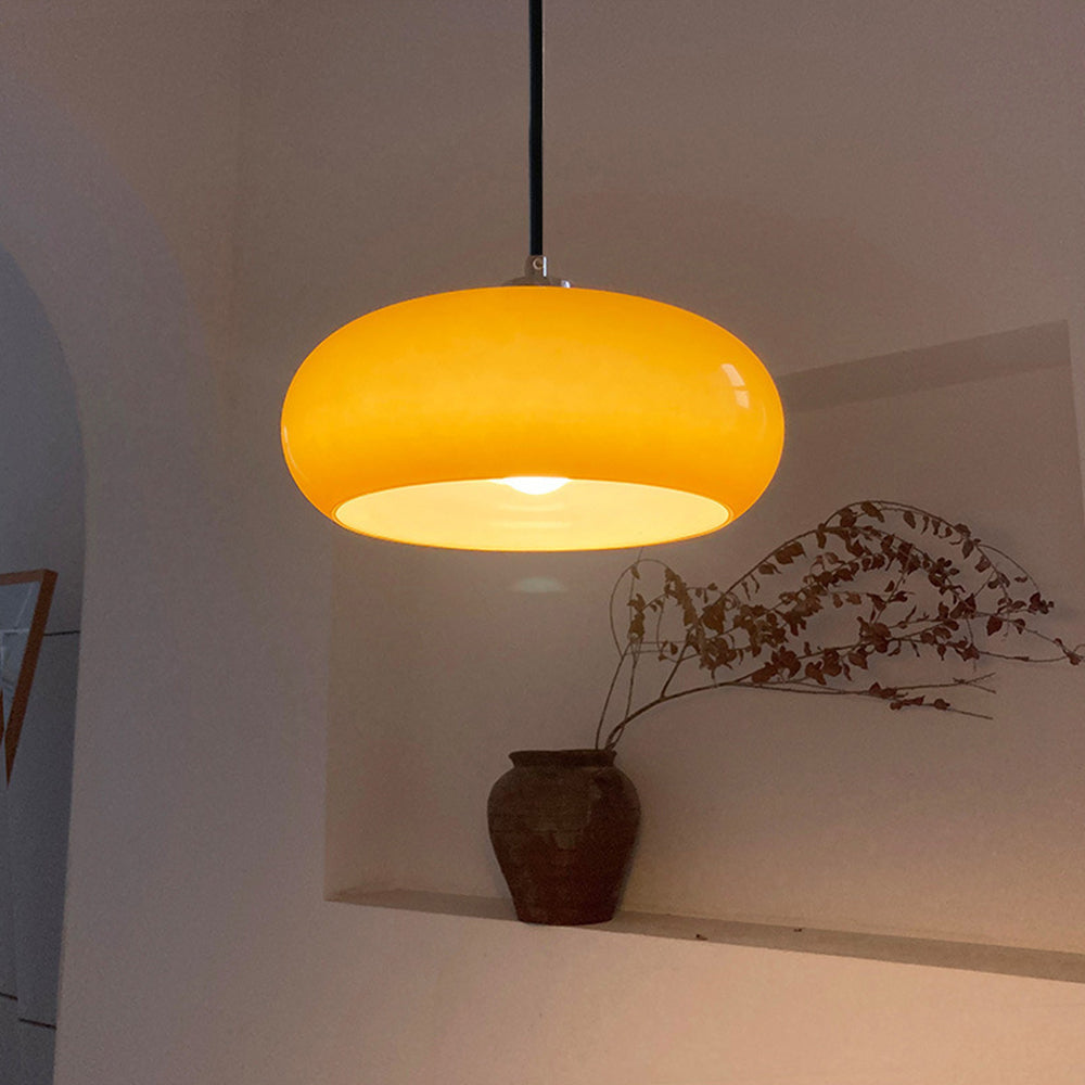 Charlotte Glass Pendant Light - Lamp Copper