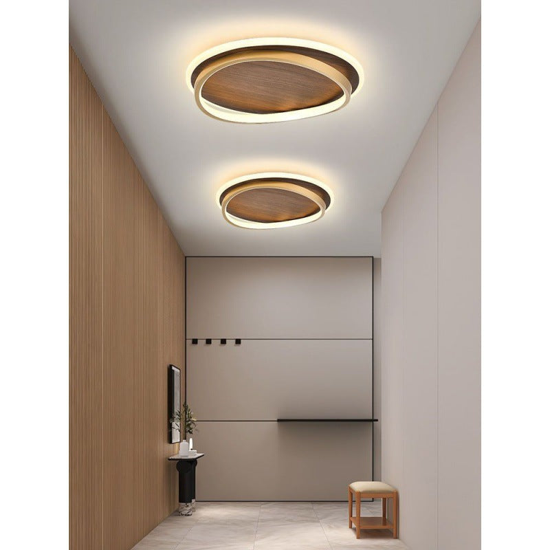 Arisha Modern Rund Dimmable Ceiling Light Gold Metal Acrylic Bedroom - Lamp Copper