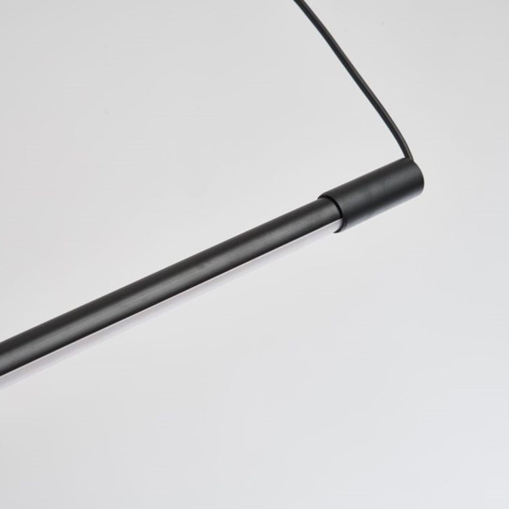 Zynar Minimalist Linear Pendant Light, Black - Lamp Copper