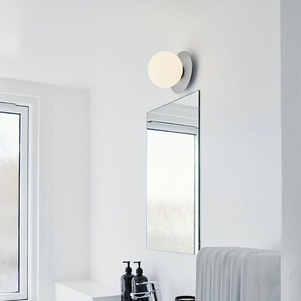 Melo Wall Lamp Chic Sphere Glass - Lamp Copper