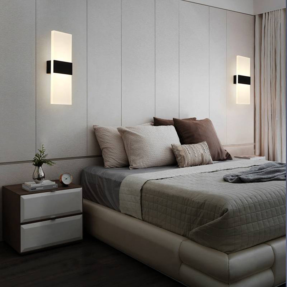 Arisha Rectangular Wall Lamp, 3 Colour - Lamp Copper