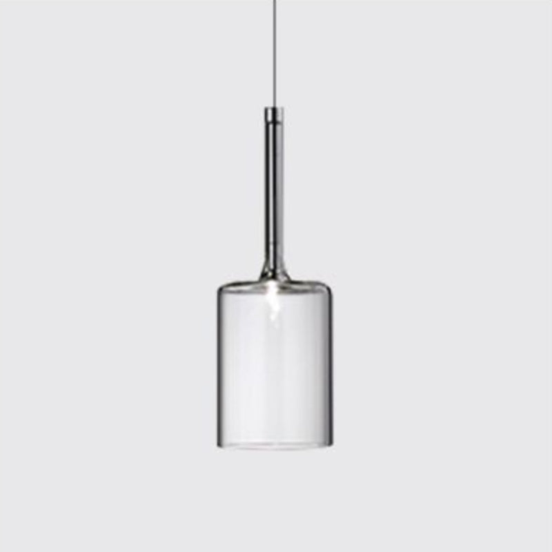 Valentina Minimalist Modern Glass LED Pendant Light, 3 Style - Lamp Copper