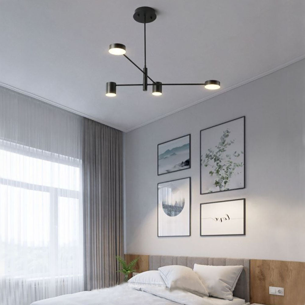 Arisha Pendant Light Branch Industrial Black/Gold, Bedroom - Lamp Copper