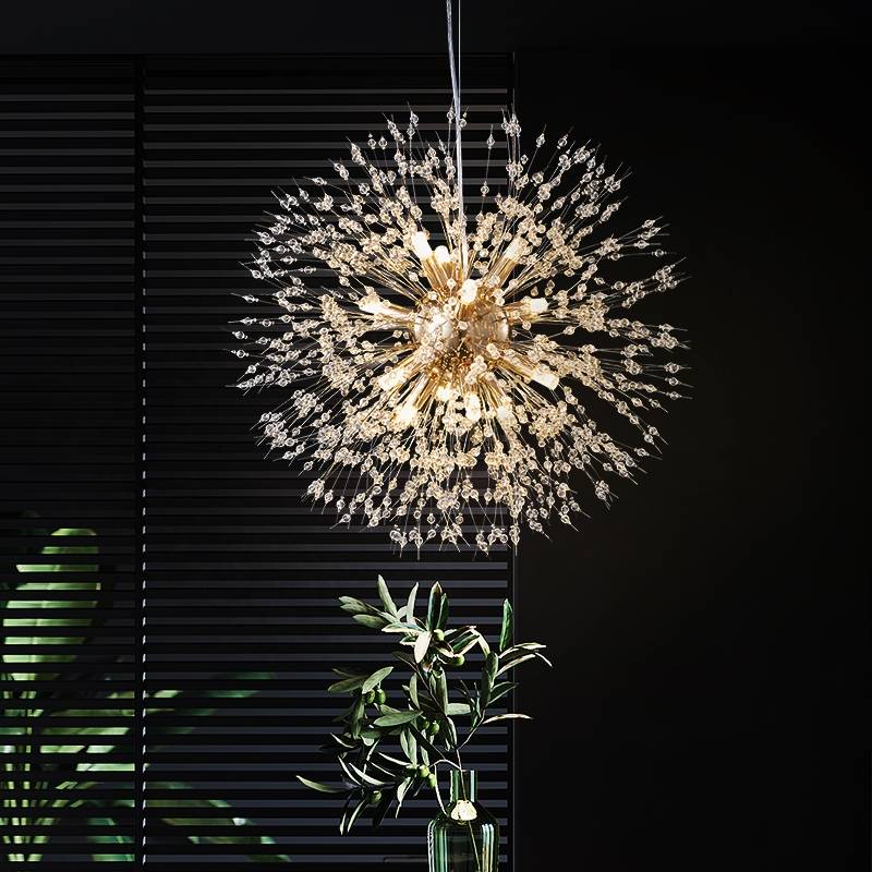 Kalia Vintage Pendant Light Dandelion firework - Lamp Copper