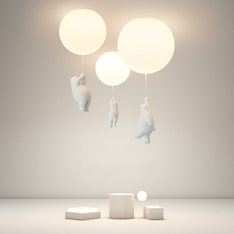 Bear Balloon Ceiling /Pendant Light - Lamp Copper