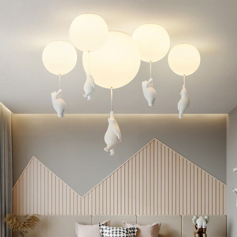 Bear Balloon Ceiling /Pendant Light - Lamp Copper