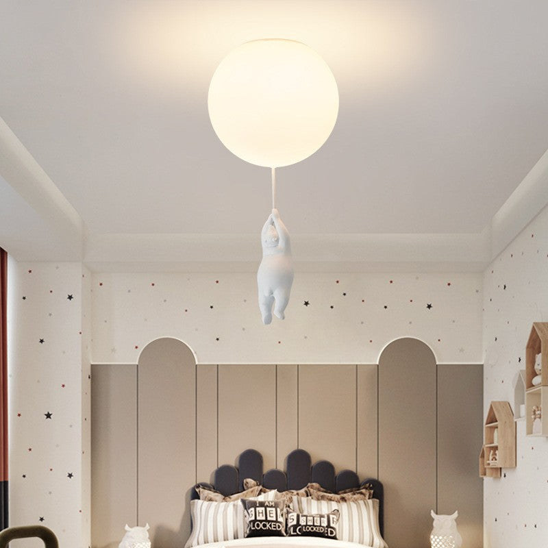 Bear Balloon Ceiling /Pendant Light - Lamp Copper