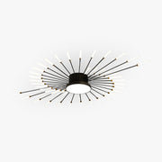 Wesley Modern Home Decoration Fireworks LED Ceiling Light - Lamp Copper