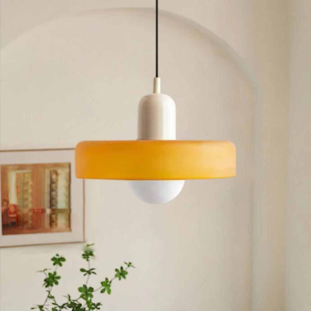 Jess Vintage Glass Pendant Light - Lamp Copper