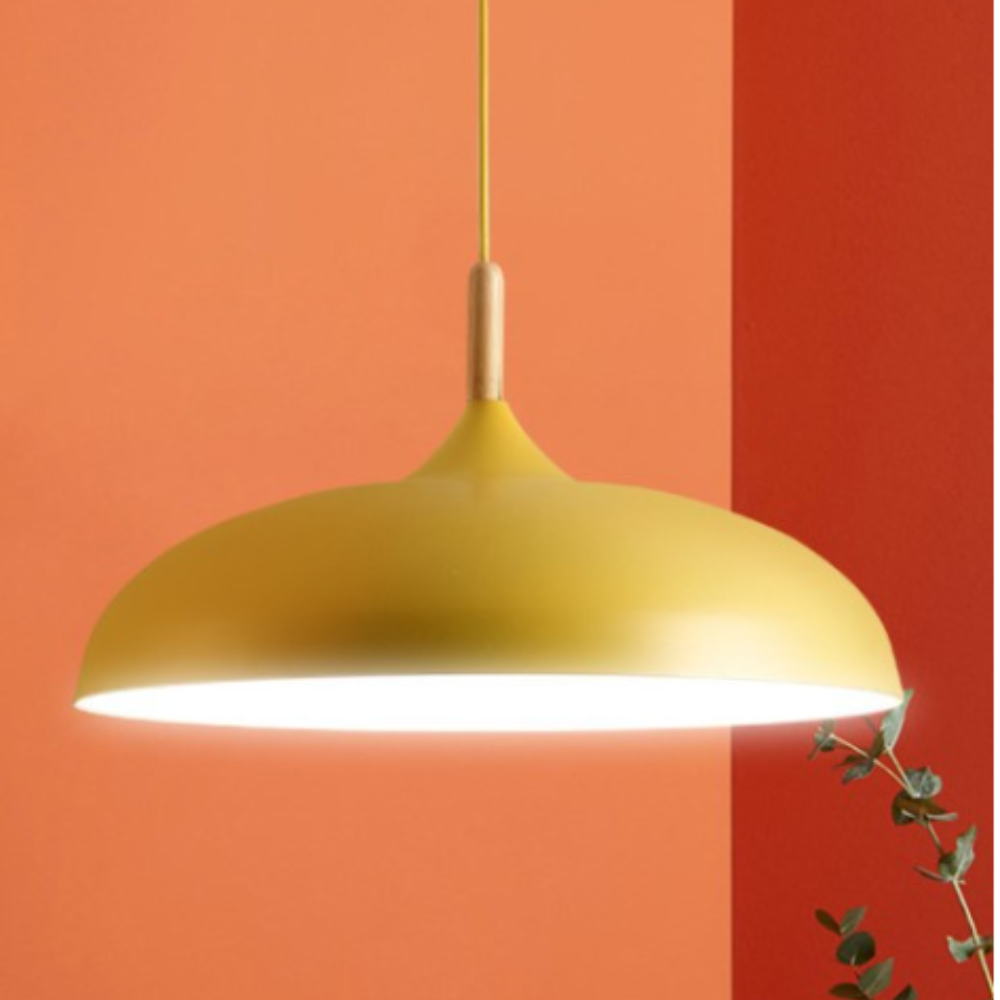Aria Modern Pendant Light Dome Macaron Dining Room - Lamp Copper