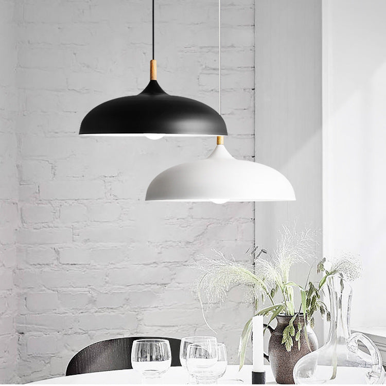Aria Modern Pendant Light Dome Macaron Dining Room - Lamp Copper