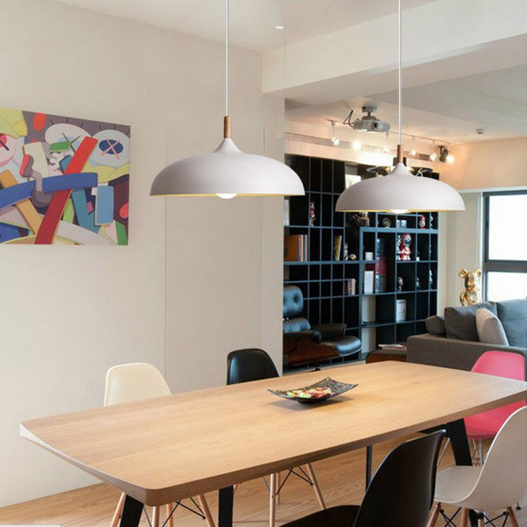 Aria Modern Pendant Light Dome Macaron Dining Room - Lamp Copper