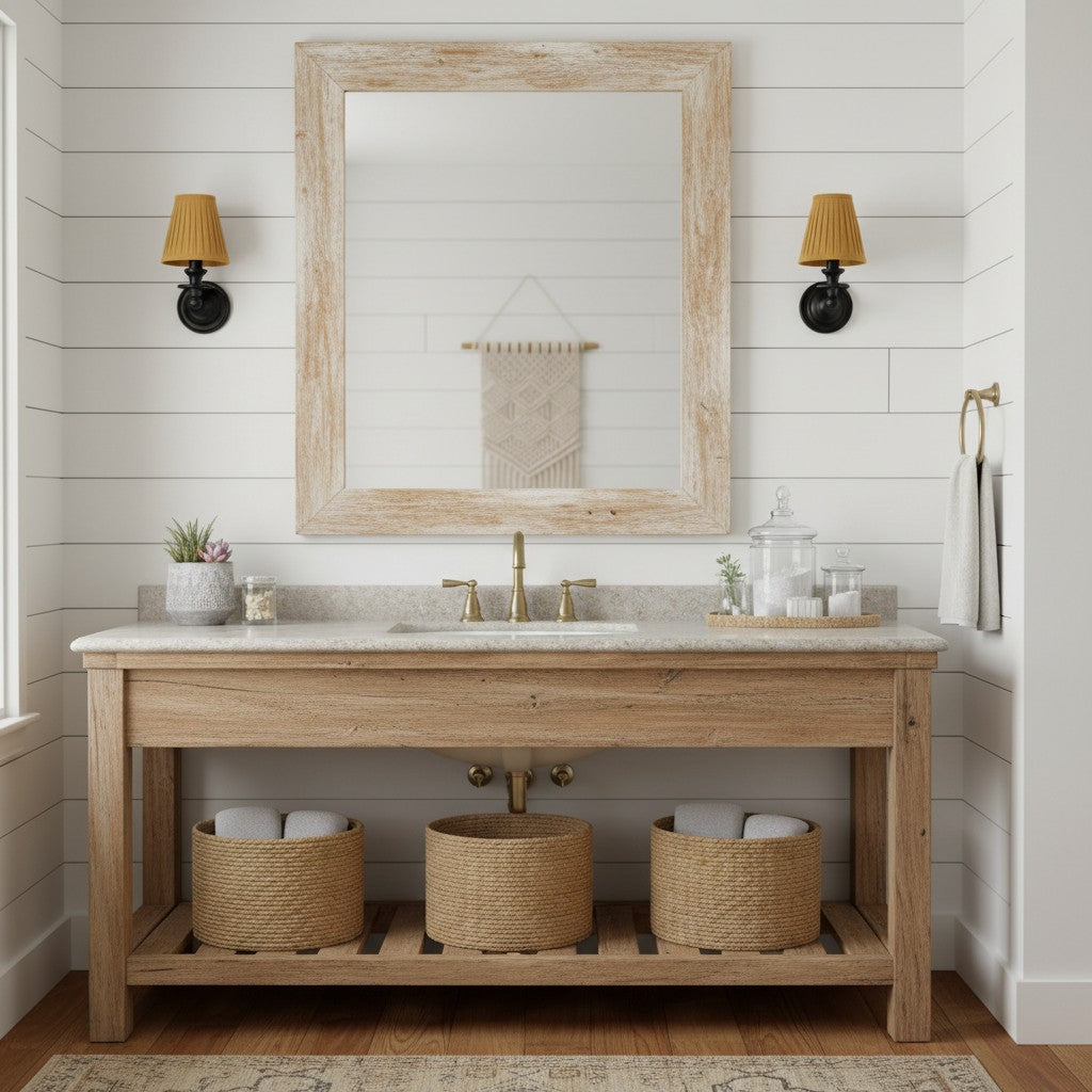 Elite White Fabric Wall Sconce Contemporary Bathrooms