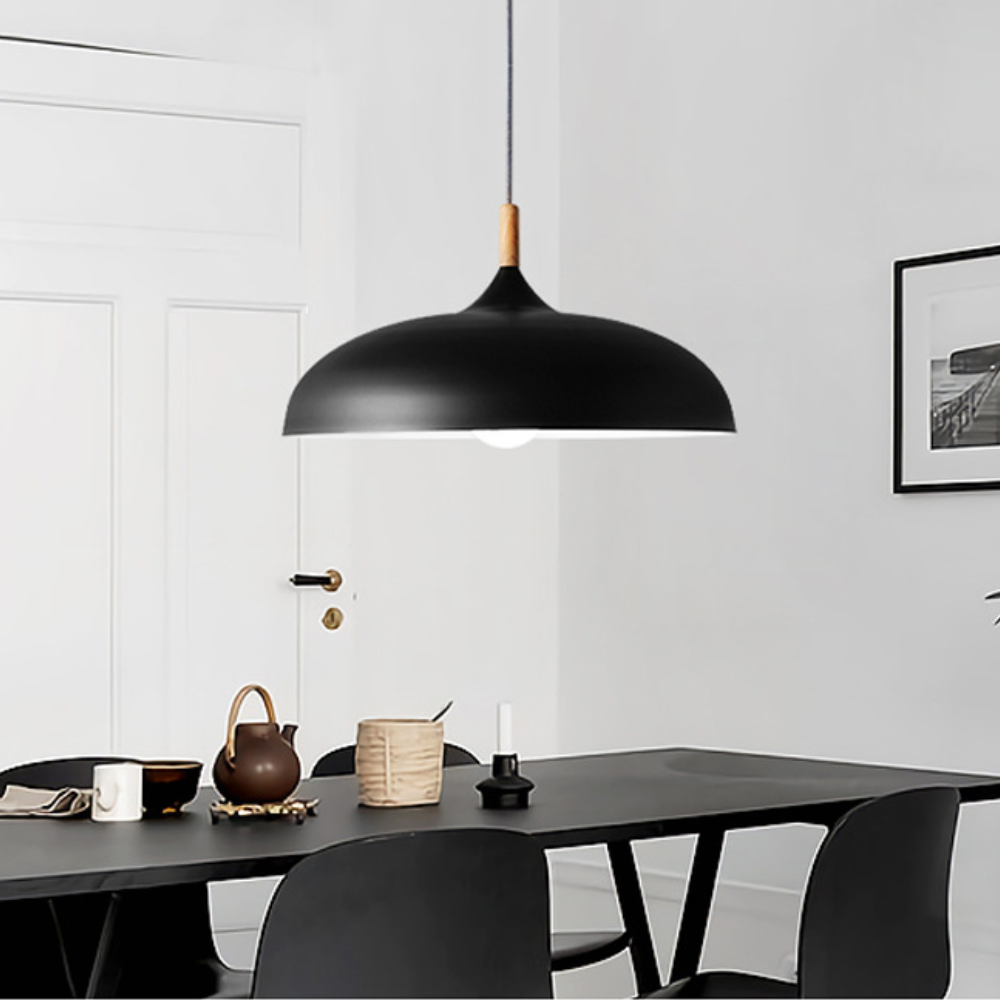 Aria Modern Pendant Light Dome Macaron Dining Room - Lamp Copper