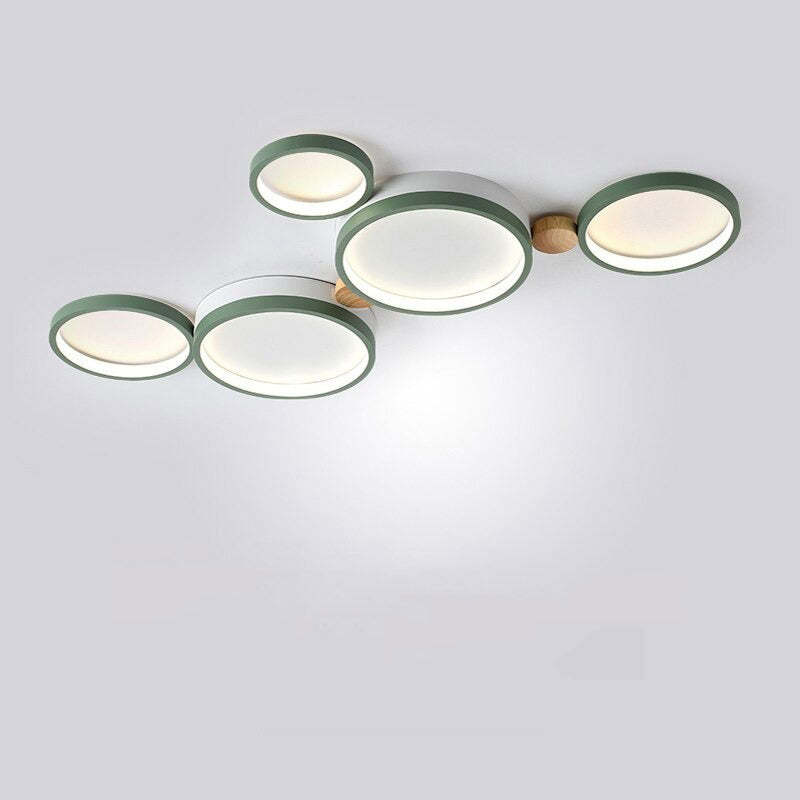 Arisha Round Flush Mount Ceiling Light 3 Colour 3/4/5/6/7 Heads - Lamp Copper