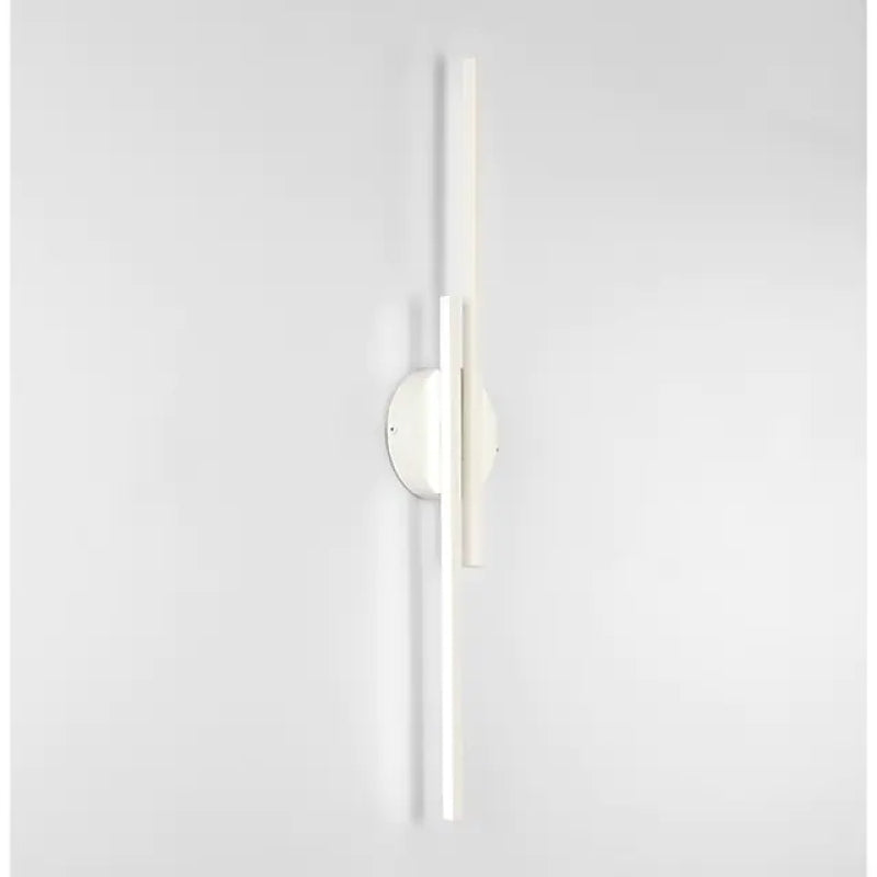 Elgo Modern Nordic Disc/Linear Metal LED Wall Lamp, Black/White - Lamp Copper