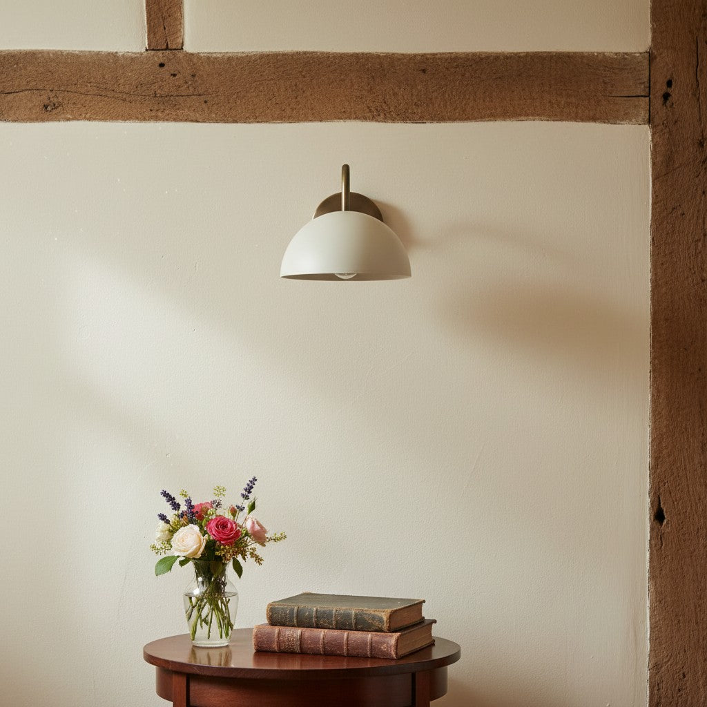 Disc Wall Sconce Metal Modern Vintage Hallway