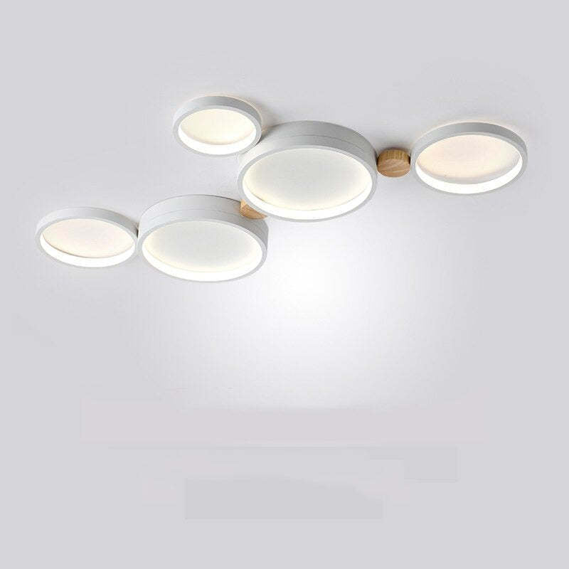 Arisha Round Flush Mount Ceiling Light 3 Colour 3/4/5/6/7 Heads - Lamp Copper