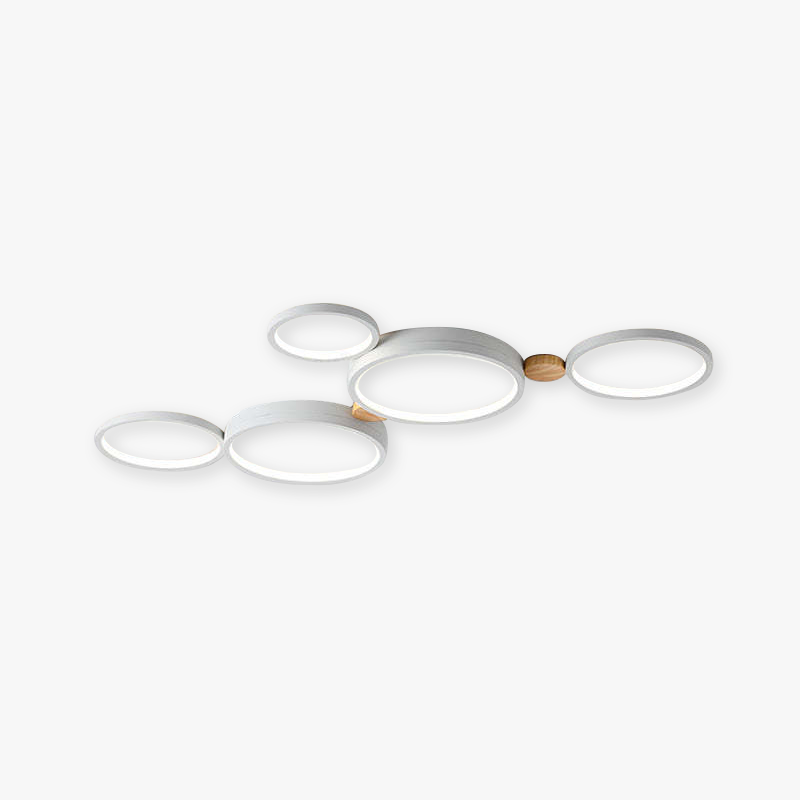 Arisha Round Flush Mount Ceiling Light 3 Colour 3/4/5/6/7 Heads - Lamp Copper