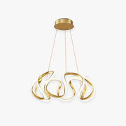 Clyra Modern Irregular Flower Pendant Light, 3 Colors - Lamp Copper