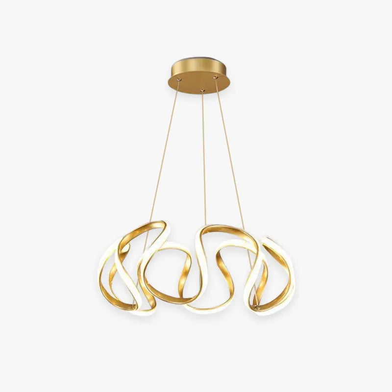 Clyra Modern Irregular Flower Pendant Light, 3 Colors - Lamp Copper