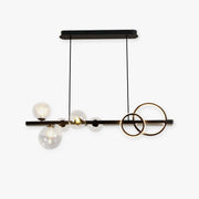 Arisha Pendant Light Bubble Circle Modern Black/Gold, Bedroom - Lamp Copper