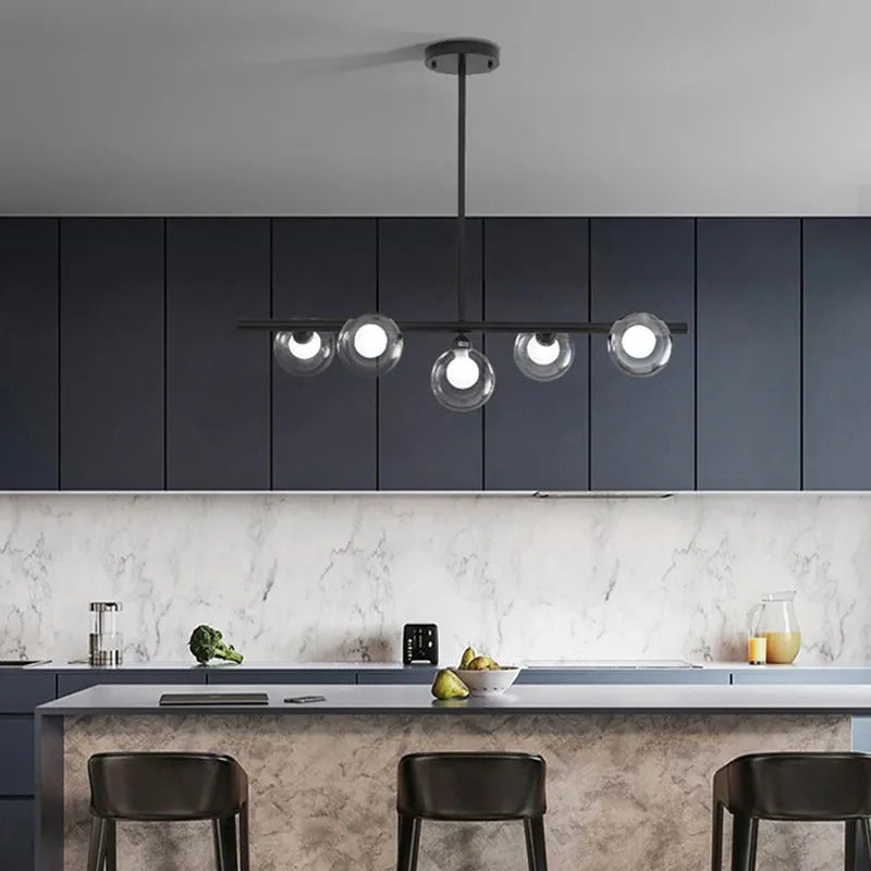 Zesty Linear Pendant Light - Lamp Copper