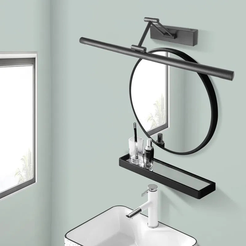 Volo Modern Linear Mirror Front Vanity Metal LED Wall Lamp - Lamp Copper