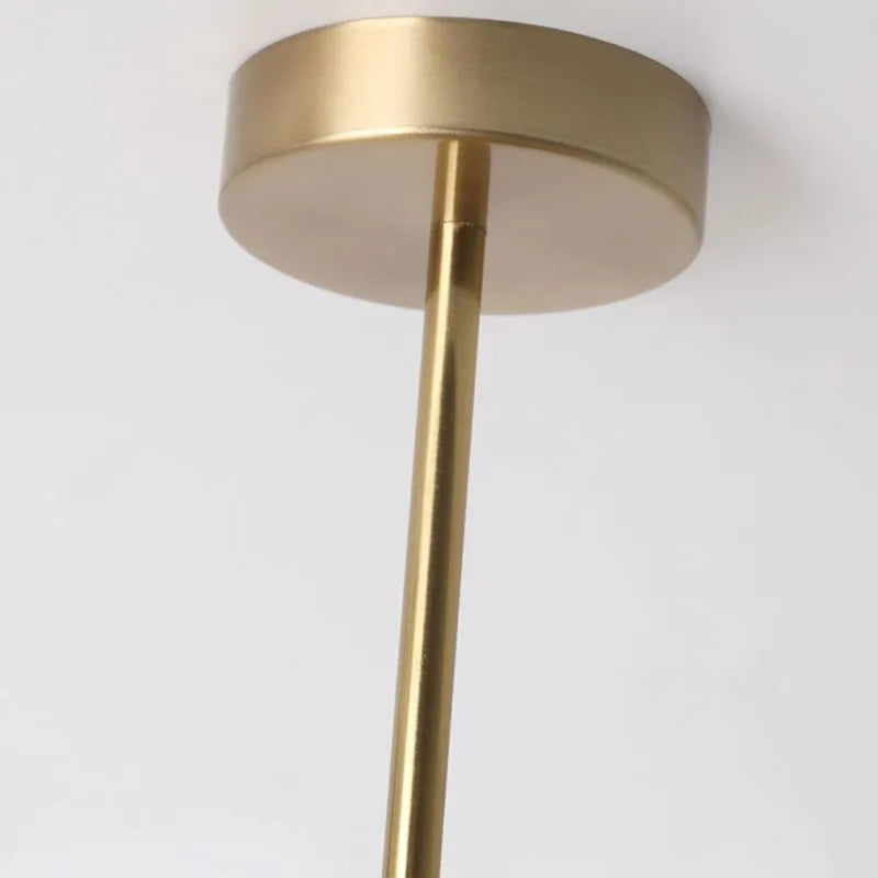 Charlotte Glass Flush Mount Ceiling Light - Lamp Copper