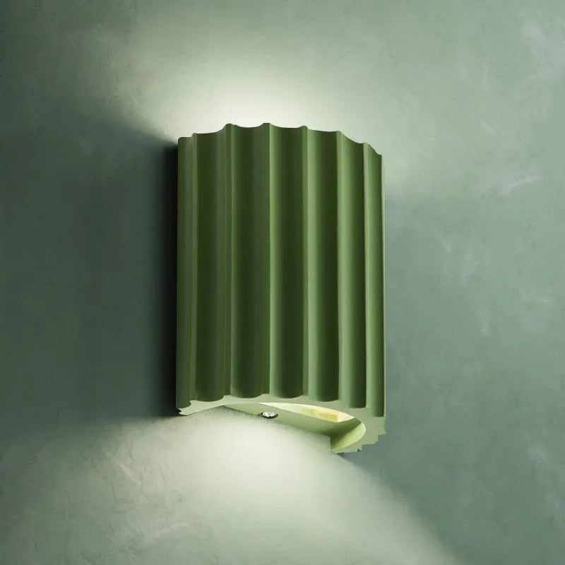 Cora Semi-cylindrical Resin Wall Lamp - Lamp Copper