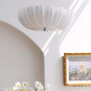 Norduli Modern Flower Glass Semi Flush Ceiling Light