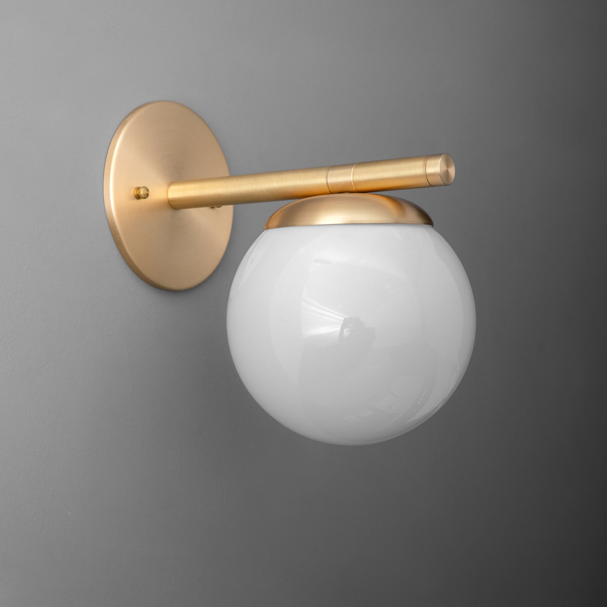 Pearl Glass Wall Sconce Modern Hallway