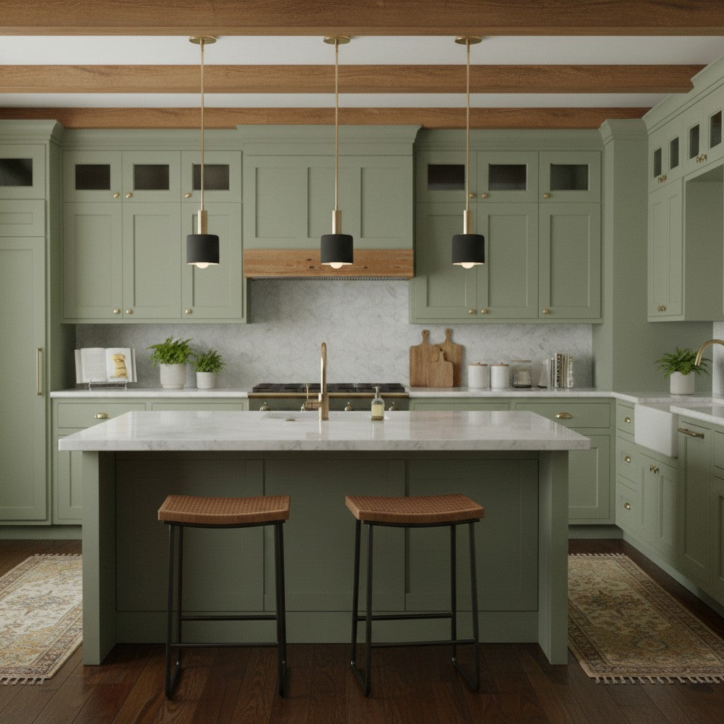 Kiln Single Pendant Lights for Kitchen Porcelain