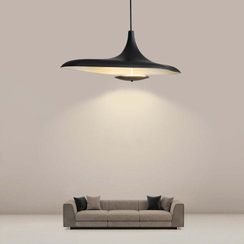 Arisha Modern Minimalist ResinCreative Pendant Light, Black/White - Lamp Copper