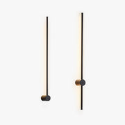 Eonix Minimalist Rotatable Linear Outdoor Wall Lamp, Black - Lamp Copper