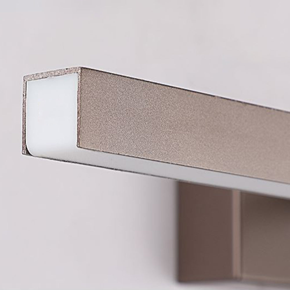 Arisha LED Rotatable Mirror Front Vanity Wall Lamp, Metal, Bathroom - Lamp Copper