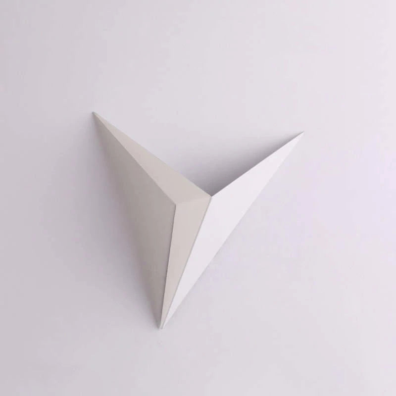 Calno Metal Modern LED Wall lamps for Bedroom, Triangle - Lamp Copper