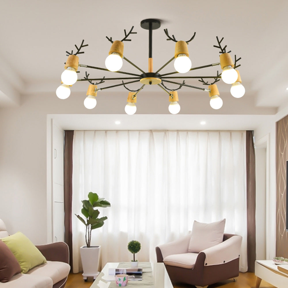 Valentina Deer Pendant Light, 7 Colour, 4 Style - Lamp Copper