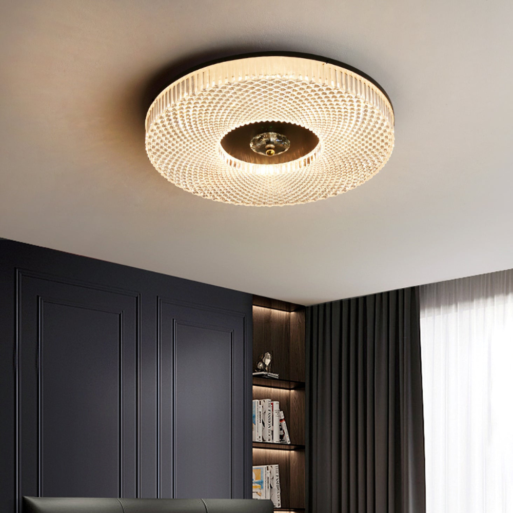 Kristy Modern Crystal Wall Lamp Gold Wings Design Sconce for Bedroom - Lamp Copper