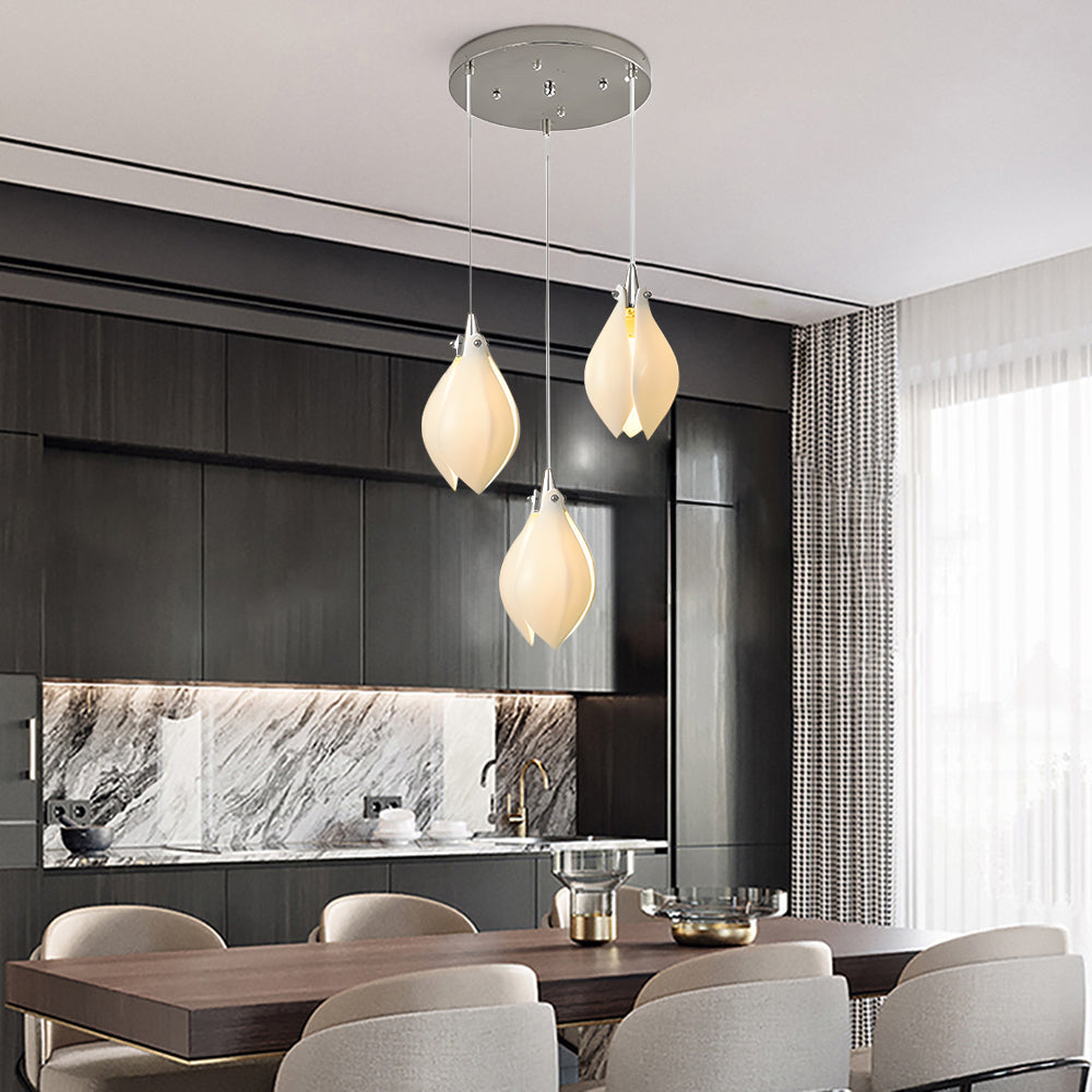 Olivia Luxury Metal Ceramic Pendant Light Living Room Bedroom - Lamp Copper