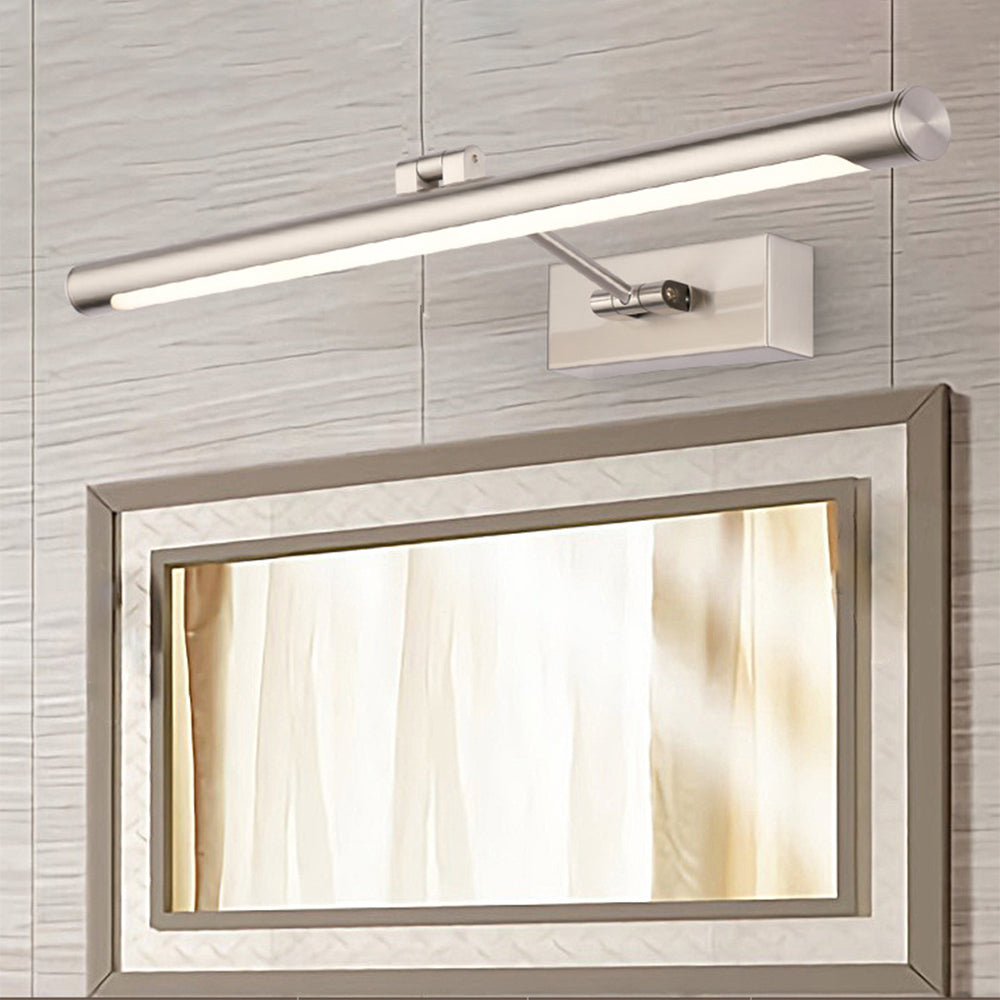 Arisha Modern Linear Metal/Acrylic Wall Lamp, Champagne Gold - Lamp Copper
