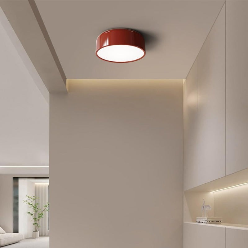 Valentina Vintage LED Flush Mount Ceiling Light Study Bedroom Kitchen - Lamp Copper