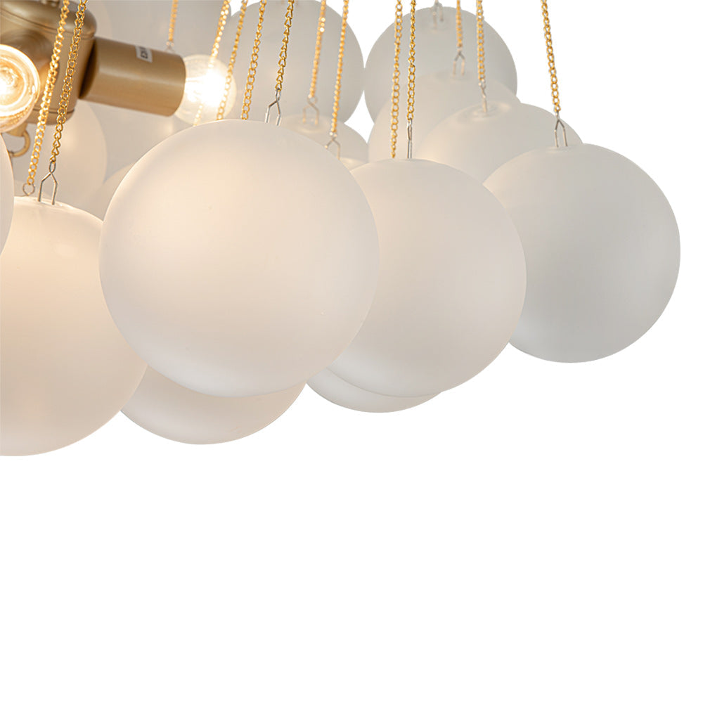 Ljomuli Individual Creativity Glass Chandelier - Lamp Copper
