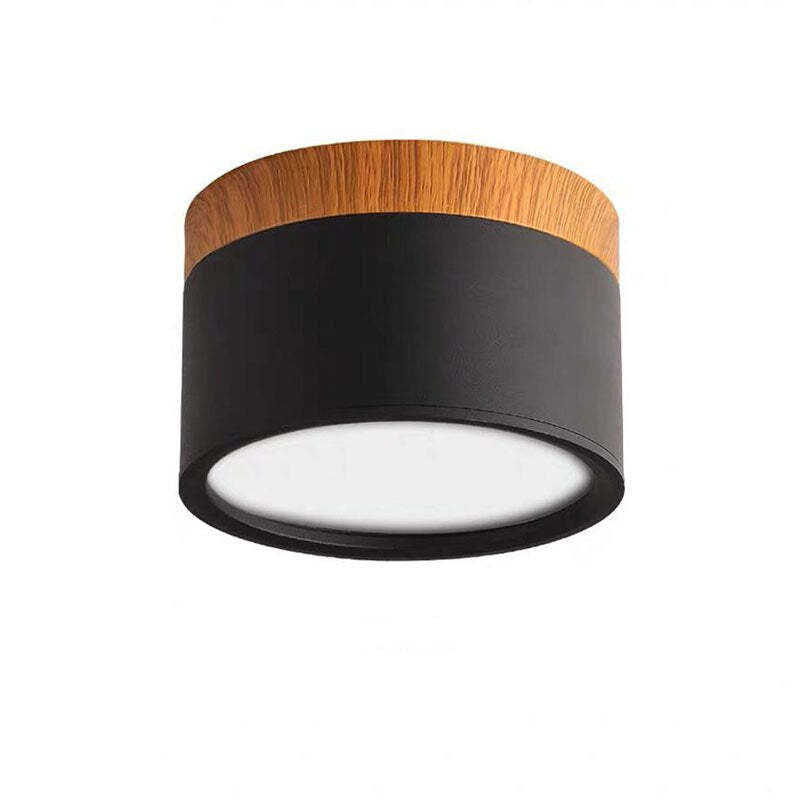 Jojo Cylindrical Flush Mount Ceiling Light - Lamp Copper