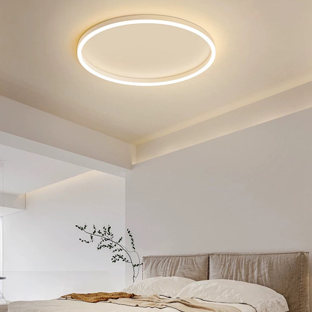 Olen Flush Mount Ceiling Light - Lamp Copper