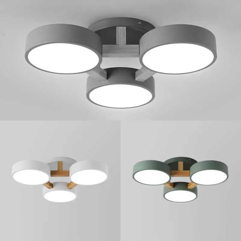 Arisha Nordic Minimalist Flush Mount Ceiling Light - Lamp Copper
