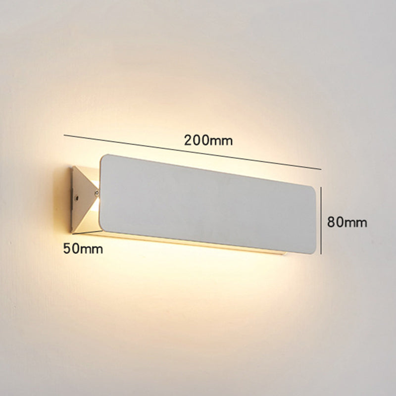 Arisha LED Metal Indoor Wall Lamp Rotatable, White - Lamp Copper