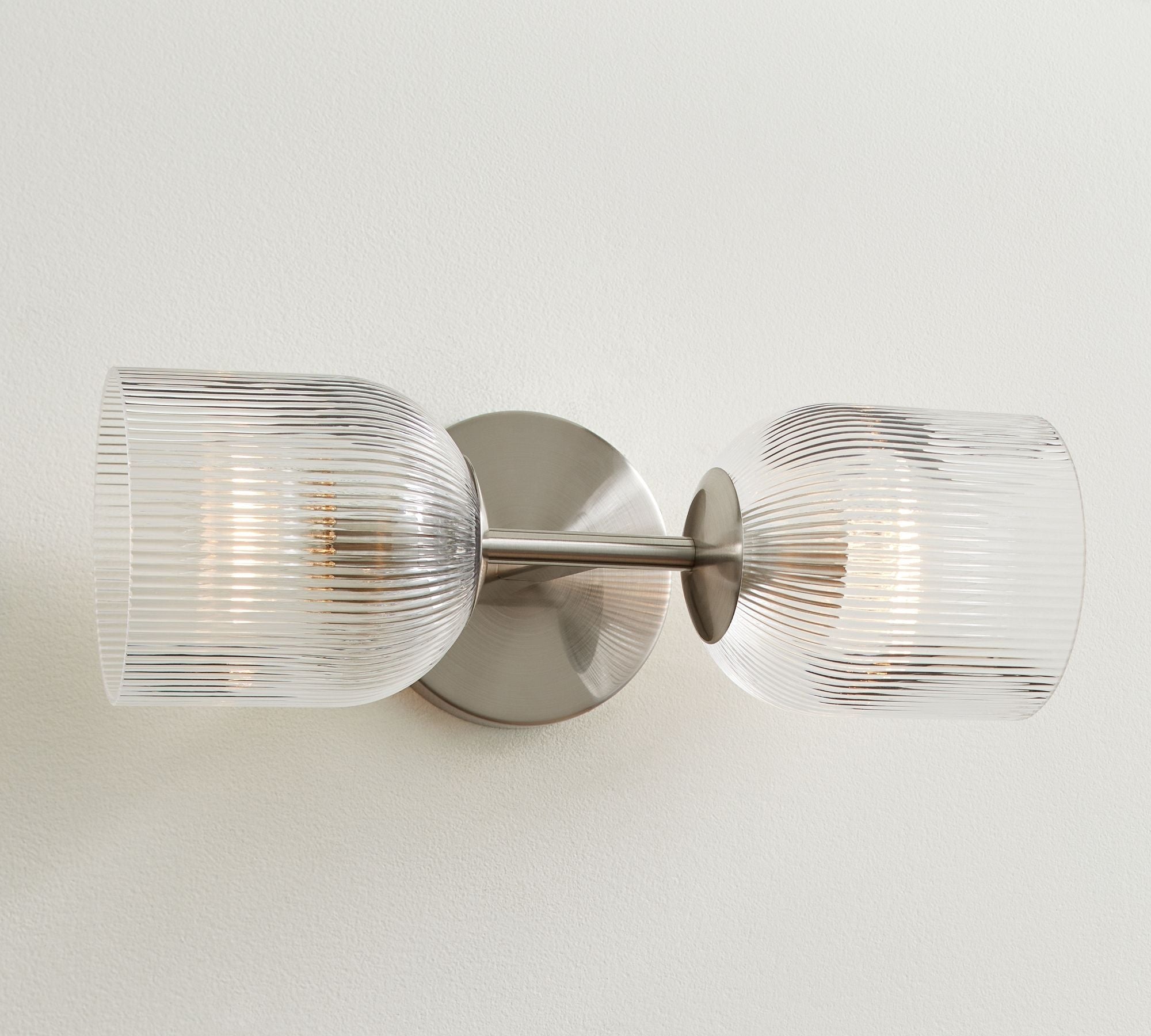 Haze Glass Metal Wall Light