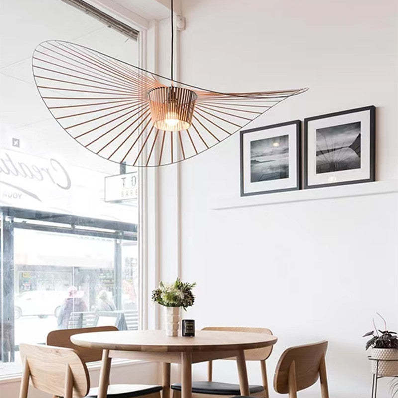 Zenro Modern Flower Fabric Pendant Light 4 Color, Black/White/Gold/Brown - Lamp Copper