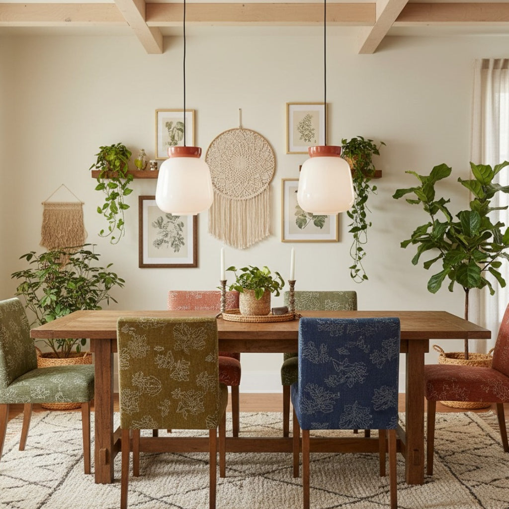 Hues Ceramic Bowl  Pendant Light